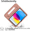 imoshion Tablet Hoes Kinderen Geschikt voor iPad 10 (2022) 10.9 inch 10e generatie - imoshion Kidsproof Backcover met handvat - Roze /Dusty Pink