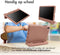 imoshion Tablet Hoes Kinderen Geschikt voor iPad 10 (2022) 10.9 inch 10e generatie - imoshion Kidsproof Backcover met handvat - Roze /Dusty Pink