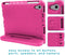 imoshion Tablet Hoes Kinderen - Geschikt voor iPad Mini 7 (2024) / Mini 6 (2021) - Kidsproof Backcover met handvat - Roze
