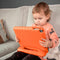 iMoshion Tablet Hoes Kinderen Geschikt voor Samsung Galaxy Tab A 10.1 (2019) - iMoshion Kidsproof Backcover met handvat - Oranje