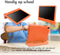 iMoshion Tablet Hoes Kinderen Geschikt voor Samsung Galaxy Tab A 10.1 (2019) - iMoshion Kidsproof Backcover met handvat - Oranje