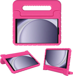 imoshion Tablet Hoes Kinderen - Geschikt voor Samsung Galaxy Tab A9 8.7 inch - Kidsproof Backcover met handvat - Roze
