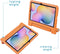 iMoshion Tablet Hoes Kinderen Geschikt voor Samsung Galaxy Tab S6 Lite (2022) / Tab S6 Lite - iMoshion Kidsproof Backcover met handvat - Oranje