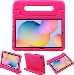imoshion Tablet Hoes Kinderen - Geschikt voor Samsung Galaxy Tab S6 Lite (2024) / Galaxy Tab S6 Lite (2022) / Galaxy Tab S6 Lite - Kidsproof Backcover met handvat - Roze