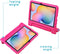 imoshion Tablet Hoes Kinderen - Geschikt voor Samsung Galaxy Tab S6 Lite (2024) / Galaxy Tab S6 Lite (2022) / Galaxy Tab S6 Lite - Kidsproof Backcover met handvat - Roze