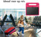 imoshion Tablet Hoes Kinderen - Geschikt voor Samsung Galaxy Tab S6 Lite (2024) / Galaxy Tab S6 Lite (2022) / Galaxy Tab S6 Lite - Kidsproof Backcover met handvat - Roze