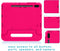 iMoshion Tablet Hoes Kinderen Geschikt voor Samsung Galaxy Tab S8 / Tab S7 - iMoshion Kidsproof Backcover met handvat - Roze