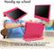 iMoshion Tablet Hoes Kinderen Geschikt voor Samsung Galaxy Tab S8 / Tab S7 - iMoshion Kidsproof Backcover met handvat - Roze