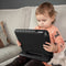 imoshion Tablet Hoes Kinderen - Geschikt voor Samsung Galaxy Tab S8 Plus / Galaxy Tab S7 Plus / Galaxy Tab S7 FE - Kidsproof Backcover met handvat - Zwart