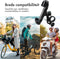 imoshion Telefoonhouder Fiets - Robuuste Telefoonhouder Fiets, Scooter en Motor - 360 Graden Rotatie - GSM Houder - Fiets Accessoires - Zwart