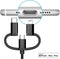 imoshion USB C,Micro-USB,Geschikt voor Lightning naar USB A Kabel - 1.5 meter - Snellader - Oplaadkabel geschikt voor iPhone 11/12/13/14 - Stevig gevlochten materiaal - Zwart