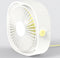 iMoshion USB Tafelventilator - USB Ventilator - Mini Ventilator - Compact - 3 Windstanden - Wit