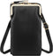 iMoshion Vegan Lederen Telefoontasje Crossbody - Zwart