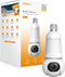 Imou Bulb Cam - Beveiligingscamera En E27 Lamp - 3K Camera en Lamp In 1 - 3K UHD Beeld – 350 Lumen - Eenvoudige en Snelle Installatie - Panoramisch Draaien En Kantelen Voor 360° Beveiliging - Persoons -En Voertuigendetectie