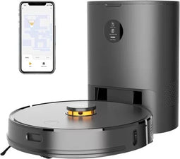 IMOU RV-L11-A - Robotstofzuiger met Laadstation En Dweilfunctie - Razendsnelle inkaartbrenging door LIDAR sensor - Automatische lediging - No Go Zone instellen - 2700 Pa zuigkracht - 110 minuten aaneengesloten reinigen