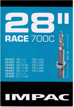 Impac Binnenband (by Schwalbe) SV28 Race, 28x1 ETRTO 20/28-622/630, Ventiel: Frans 60mm