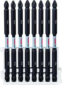 Impact dubbel bit 110mm, 4xPH2, 4xPZ2