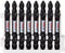 Impact dubbel bit 65mm, 8xPZ2