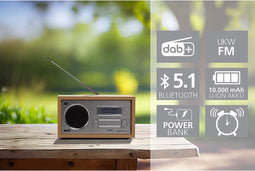 Imperial Imperial DABMAN 30 Mobiles DAB+ / FM-Radio Holz Draagbare radio