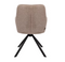 Dutchbone Oliver Draaibare Eetkamerstoelen 57x60x86 cm – Taupe (Set van 2)
