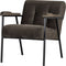 WOOOD Scott Fauteuil - Velvet - Warm Groen - 75x65x83