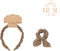 Mrs Ertha Haaraccessoires - Haarband + Scrunchie - Olive