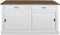 HSM Collection Dressoir Provence - 150 cm - wit/naturel eiken