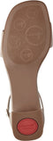 Tamaris COMFORT Essentials - Dames Sandalen - 5 cm Hakhoogte - Beige Suede - Maat 40