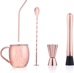 alpina Cocktailset - 7 Stuks - RVS - Rosékleurig