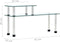 vidaXL - Keukenschap - 45x16x26 - cm - gehard - glas - transparent