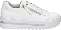 Gabor 498 - Lage sneakers - Plateauzool - Wit - Maat 38
