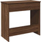 vidaXL - Bureau - 80x40x75 - cm - bewerkt - hout - bruin - eikenkleur