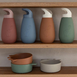 Nuuroo siliconen drinkfles met drinktuit Pax - groen