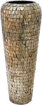 PTMD Pietro Antieke Bloempot - 14 x 22 x 60 cm - Ijzer - Goud