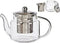 Glazen theepot 500 ml met filter/infuser en handvat - Theepotten/theekannen van glas - Theepot met thee infuser