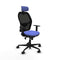 Jorquera Piqueras y Crespo 1D036N2 - Bureaustoel met hoofdsteun - Verstelbare hoogte - Licht Blauw
