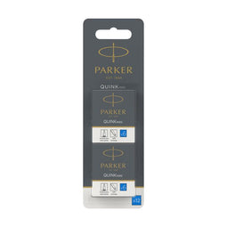 Parker minivulpen inktpatronen | Blauwe QUINK inkt | 12 stuks