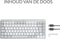 Logitech MX Mechanical Mini - Toetsenbord voor Mac - Ergonomisch en Slimme Verlichting - Lichtgrijs