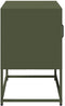 vidaXL - Tv-meubel - 68x39x60,5 - cm - staal - olijfgroen