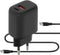 Mobiparts - Wall Charger - 20W Dual USB-C/USB-A met USB-C naar USB-C kabel - Zwart