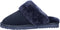 Warmbat Flurry - Dames Sloffen - Suède - Donkerblauw - Maat 37