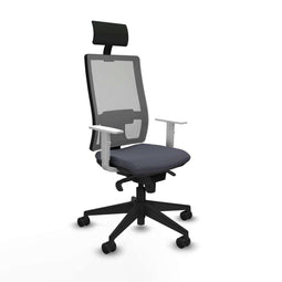Bureaustoel met hoofdsteun Piqueras y Crespo 4B066N1 Donker grijs