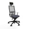 Bureaustoel met hoofdsteun Piqueras y Crespo 4B066N1 Donker grijs