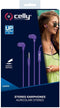 In-Ear Stereo Oordopjes UP600, Paars - Kunststof - Celly