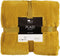 In The Mood Collection Bronte Fleece Deken - L200 x B150 cm - Geel