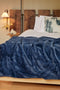 In The Mood Collection Bronte Fleece Deken - L200 x B150 cm - Donkerblauw