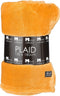 In The Mood Collection Famke Fleece Plaid - L180 x B130 cm - Geel