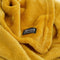 In The Mood Collection Famke Fleece Plaid - L180 x B130 cm - Geel