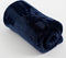 In The Mood Collection Famke Fleece Plaid - L180 x B130 cm - Donkerblauw