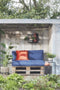 In The Mood Collection Ibiza Palletkussens - L120 x B80/40 x H12 cm - Donkerblauw
